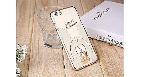 0713543835687 - I PHONE 6 CASE ULTRA THIN GOLD HELLO WELOVE STITCH MICKEY MOUSE MINNE CARTOON HARD PLASTIC CASE FOR IPHONE 6 4.7 INCH (MICKEY MOUSE)