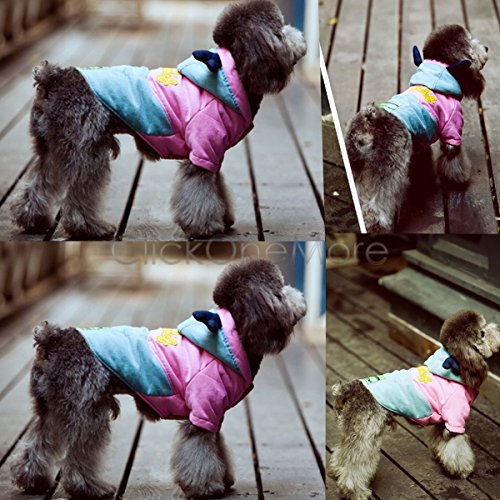 0713543962031 - TOUCHDOG FASHION PET DOG COTTON WARM SWEATER COAT AND HORNS F SANTA PARTY TUR0580
