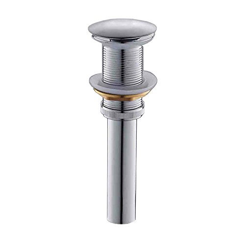 0713741872798 - ZOVAJONIA ZO082336 1 5/8 BATHROOM FAUCET VESSEL VANITY SINK POP UP DRAIN STOPPER WITHOUT OVERFLOW CHROME