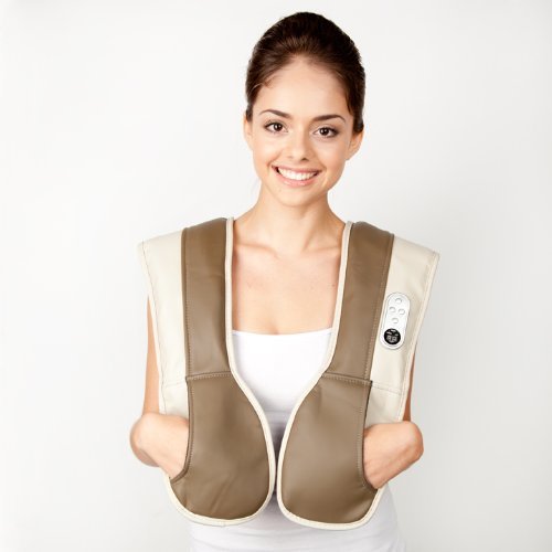 0713757890311 - ZYLLION ZMA-08 TAPPING NECK AND SHOULDER MASSAGER WITH HEAT- ONE YEAR WARRANTY