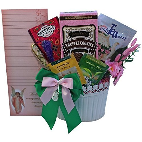 0713757908900 - ART OF APPRECIATION GIFT BASKETS THOUGHTS OF YOU TEA AND STATIONARY GIFT SET