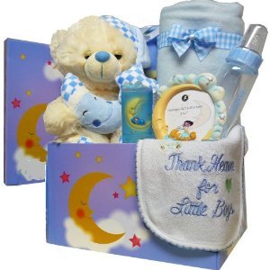 0713757910903 - ART OF APPRECIATION GIFT BASKETS TWINKLE TWINKLE LITTLE STAR NEW BABY CARE PACKAGE GIFT BOX, BOYS