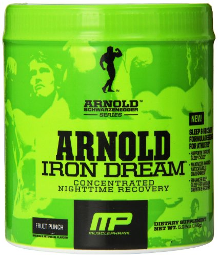 0713757917605 - MUSCLE PHARM ARNOLD SCHWARZENEGGER SERIES IRON DREAM NIGHTTIME RECOVERY, FRUIT PUNCH, 5.92 OUNCE (30 SERVINGS)