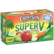0713789003772 - CAPRISUN SUPER V APPLE FRUIT & VEGETABLE JUICE DRINK, 6 OZ, 10CT(CASE OF 2)