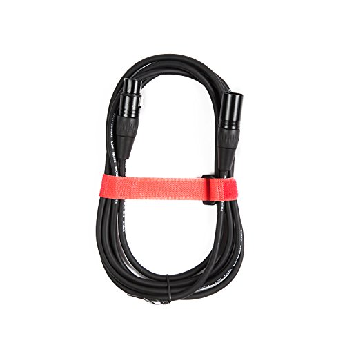 0714046188959 - ZYC XLR MICROPHONE CABLE CORD 3-PIN MALE & FEMALE CONNECTOR LOW Z - 10 FT(3 M)