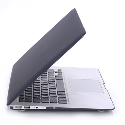 0714131391431 - GENERIC NEW BLACK RUBBERIZED MATTE HARD CASE COVER SKIN + KEYBOARD COVER FOR APPLE MACBOOK AIR 13 A1369 A1466