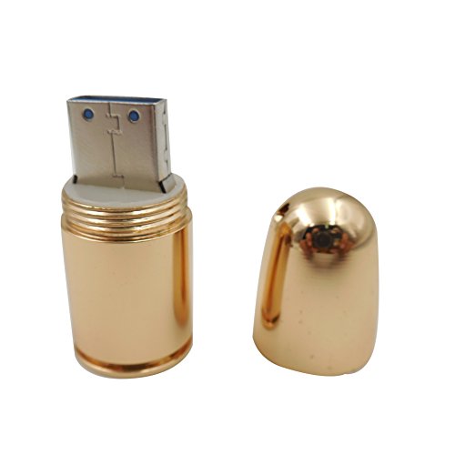 0714169086934 - BULLET 10PACKS 2.0 USB FLASH DRIVES 4GB AND 8GB (8GB, CHAMPAGNE)