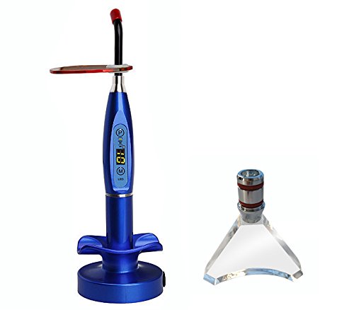 0714169299242 - DENTAL WIRELESS CORDLESS LED CURING LIGHT CURE LAMP NEW 1500MW FOR DENTIST (BLUE)