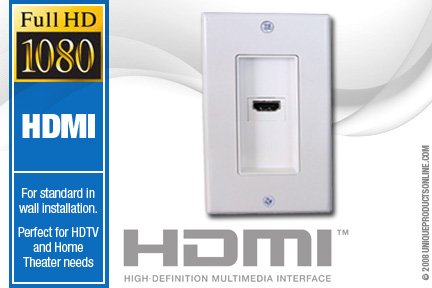 0714169992877 - HDMI SINGLE WALL PLATE - NOTHING ELSE TO BUY