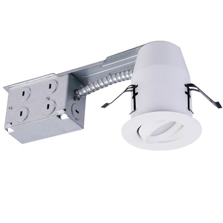 0714176888439 - AMERICAN LIGHTING EP3S-RE-30-WH SAMSUNG LED E-PRO SERIES RECESSED DOWNLIGHTS, DIMMABLE, GU24 BASE ADAPTOR INCLUDED, SWIVEL, 3-INCH, WHITE