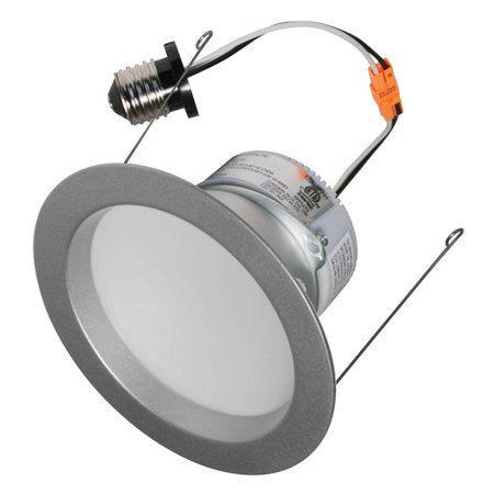 0714176890753 - AMERICAN LIGHTING EP6-E26-27-BS E-PRO 6-INCH DOWNLIGHT, 2700K COLOR TEMP, E26 BASE, 10W, 700 LM, BRUSHED STEEL TRIM