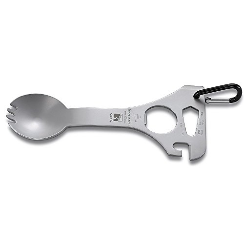 0714250621808 - COLUMBIA RIVER KNIFE AND TOOL 9110C EAT N' TOOL SILVER MULTI TOOL, X-LARGE