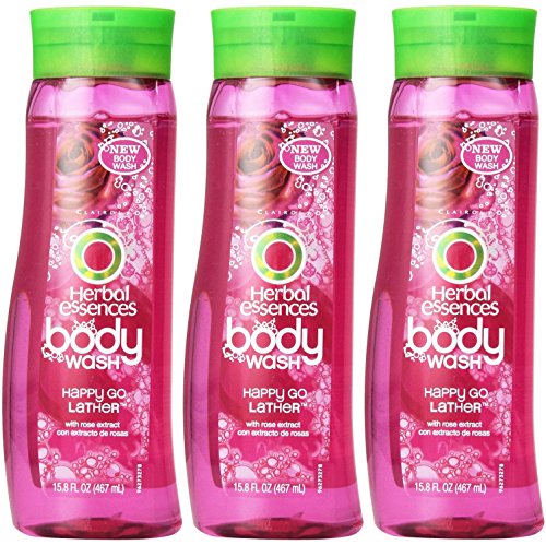 0714270015205 - HERBAL ESSENCES HAPPY GO LATHER BODY WASH, 15.8 OZ (PACK OF 3)