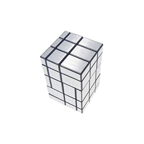 0714270134425 - GENERIC 3X3X5 CUBETWIST CONJOINED MIRROR MAGIC CUBE BLACK SILVER EDUCATIONAL TOY SPECIAL TOYS