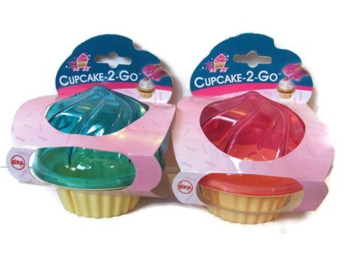 0714415092313 - EVRIHOLDER C2G CUPCAKE TO GO, SET OF 2, PINK AND TURQUOISE