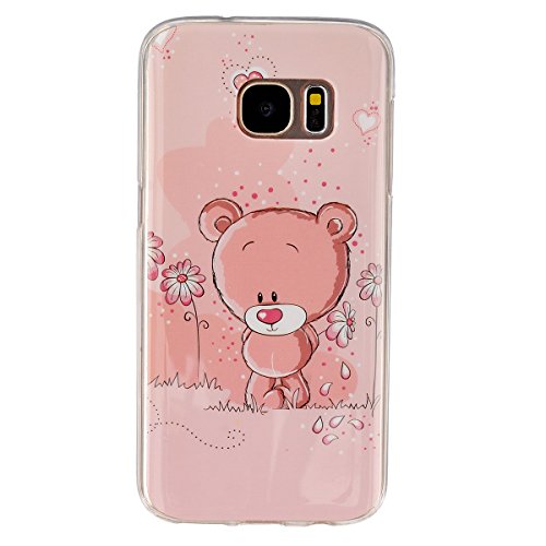 0714439934064 - GALAXY S7 CASE, STYLE HYBRID FANCY COLORFUL PATTERN HARD SOFT SILICONE BACK CASE COVER FIT FOR SAMSUNG GALAXY S7 (PANDA)