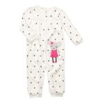 0714442845708 - INFANT LONG SLEEVE ONE PIECE COVERALL