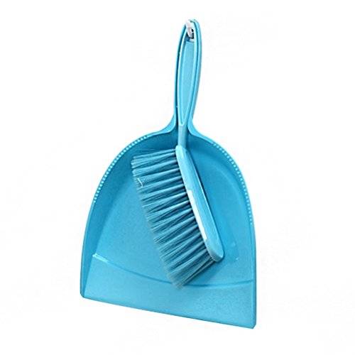 0714532124911 - ACITE MINI PLASTIC DUSTPAN AND WHISK BROOM SET SMALL KEYBOARD TABLE DESKTOP CLEANING TOOL SET