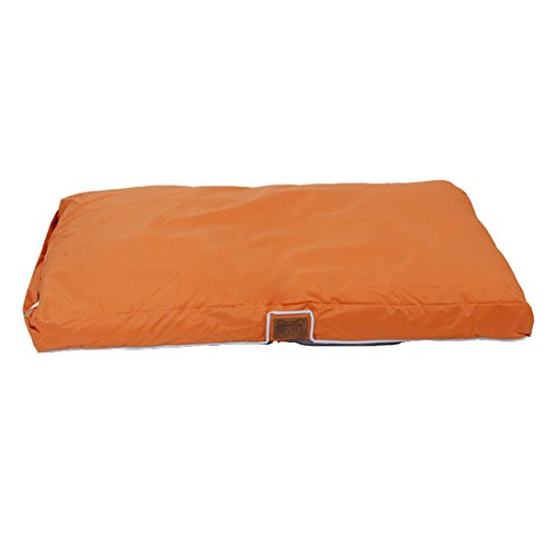 0714532715850 - ZHANGU ORANGE OXFORD CLOTH DOG BED - REMOVABLE AND WASHABLE PET BED , SIZE 51.18I-INCH X 31.49-INCH X 3.94-INCH