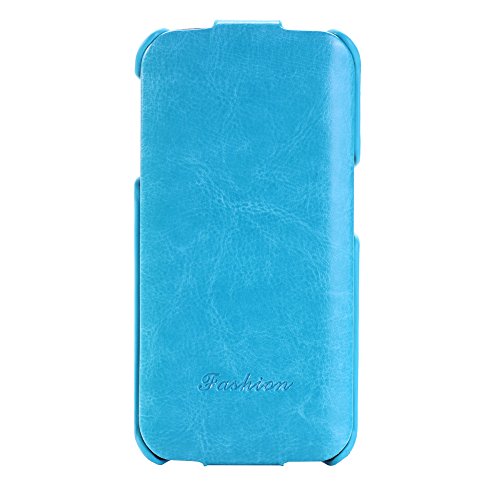 0714602948706 - GENERIC PU LEATHER CASE, TOP OPEN LEATHER CASE, FLIP DOWN LEATHER CASE FOR SAMSUNG GALAXY S6 EDGE (BLUE)