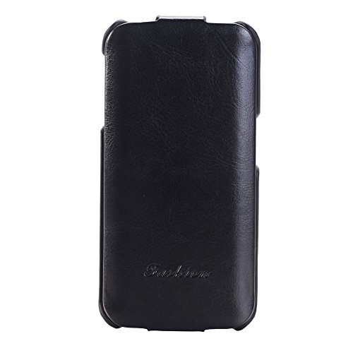 0714602948713 - GENERIC PU LEATHER CASE, TOP OPEN LEATHER CASE, FLIP DOWN LEATHER CASE FOR SAMSUNG GALAXY S6 EDGE (BLACK)