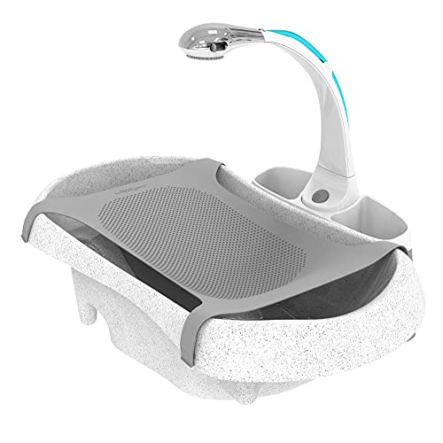 0071463078301 - THE FIRST YEARS RAIN SHOWER BABY SPA BABY BATHTUB FOR NEWBORN TO TODDLER WITH SOOTHING SPRAY BABY SHOWER HEAD