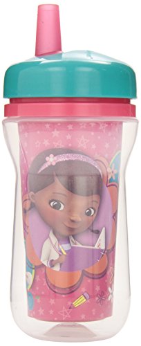 0071463102532 - THE FIRST YEARS DISNEY INSULATED STRAW CUP, DOC MC STUFFINS, 9 OUNCE