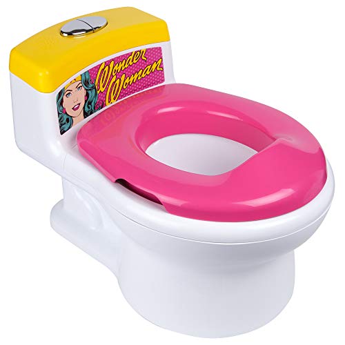 0071463115112 - THE FIRST YEARS DC WONDER WOMAN POTTY & TRAINER SEAT, MULTI