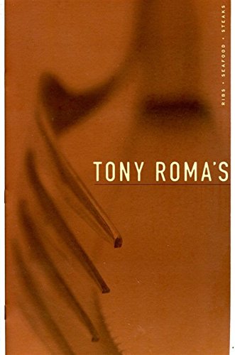 0714639489357 - TONY ROMA'S MENU SEAFOOD STEAKS BABY BACK RIBS