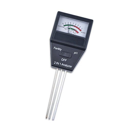 0714757517758 - GARDENING TOOLS 2 IN 1 SOIL PH METER AND FERTILITY TESTER WITH 3 PROBES IDEAL INSTRUMENT