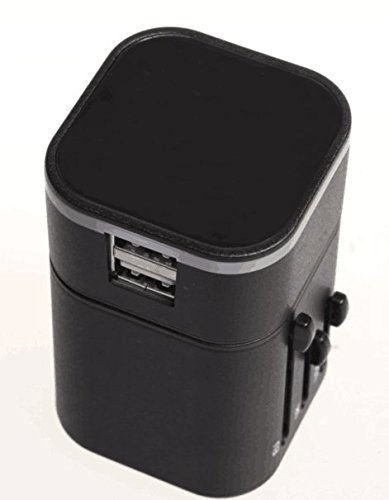 0714757542675 - UNGROUNDED UNIVERSAL TRAVEL PLUG ADAPTER WALL AC POWER CHARGER FOR UK/ HONG KONG US AUS