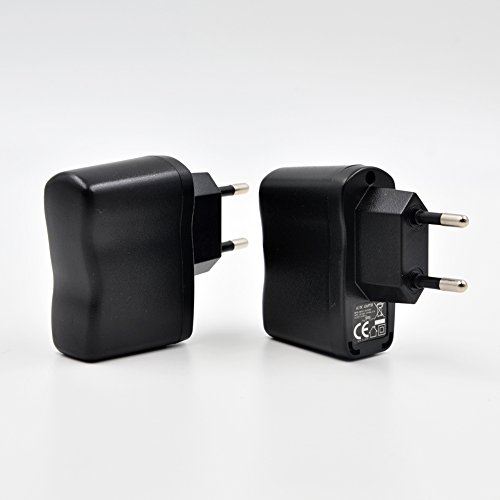0714757888841 - GENERIC USB AC/DC POWER ADAPTER TRAVEL WALL CHARGER 5V 1A WITH EUROPE WALL PLUG FOR IPHONE 6 PLUS SAMSUNG GALAXY S5 HTC LG BLACKBERRY CE APPROVED BLACK PACK OF 2