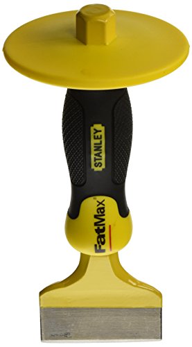 7147905886797 - STANLEY 16-334 2-3/4-INCH X 8-1/2-INCH FATMAX MASONS CHISEL WITH BI-MATERIAL HAND GUARD
