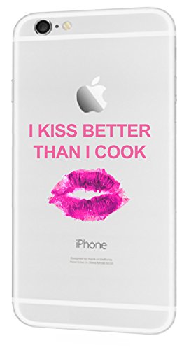 0714874475931 - SHARK CLEAR TRANSPARENT I KISS BETTER THAN I COOK CASE FOR (IPHONE 7 PLUS)