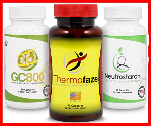 0714983273602 - THERMOFAZE NATURAL FAT BURNER COMBO PACK - UNIQUE FAT BURNER, APPETITE SUPPRESSANT, METABOLISM BOOSTER AND ENERGY ENCHANCER FOR WOMEN AND MEN - PATENTED STARCH & CARB BLOCKER (2 MONTH SUPPLY)