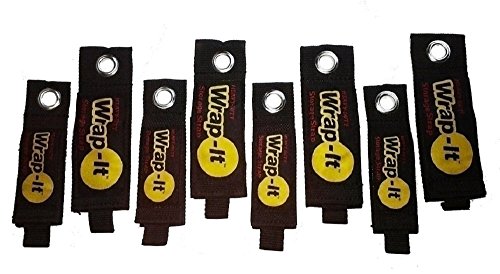 0715007584162 - NEW STORAGE STRAPS SET OF 8 (4 LARGE 4 MEDIUM) STRAP YOUR TOOLS DRILLS SAWS HOSES TUBING LINES ROPES ELECTRIC CORDS JUMPER CABLES ON YOUR PEGBOARD OR OTHER SHOP GARAGE BASEMENT EQUIPMENT ORGANIZER. NYLON. HEAVY DUTY WRAP-IT (TM) STORAGE STRAPS.