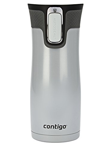 7152555300913 - CONTIGO AUTOSEAL WEST LOOP STAINLESS STEEL TRAVEL MUG WITH EASY-CLEAN LID, 16-OUNCE, POLAR WHITE