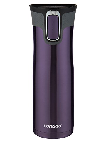 7153004589965 - CONTIGO AUTOSEAL WEST LOOP STAINLESS STEEL TRAVEL MUG WITH EASY-CLEAN LID, 20-OUNCE, VIOLET