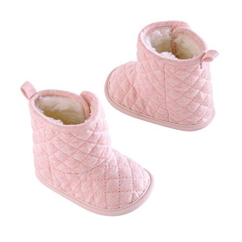 0071534133991 - CARTER'S GIRLS' SOFT SOLE PLUSH 0-6 FASHION BOOT, BABY PINK, 0-6 MONTHS REGULAR US INFANT