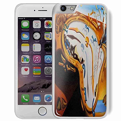 0715388335360 - SALVADOR_DALI_SOFT_WATCH_MELTING_CLOCK FOR IPHONE 6 PLUS/6S PLUS WHITE CASE