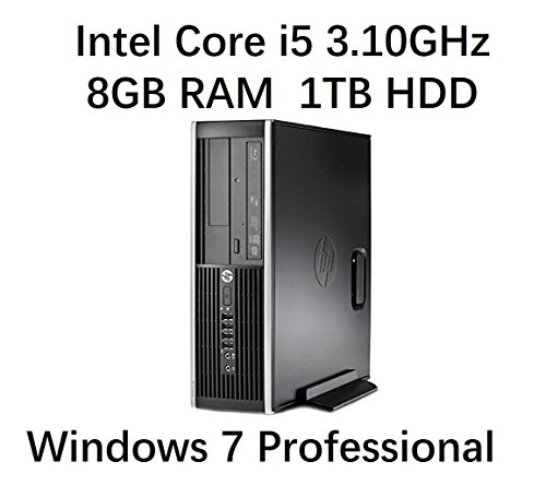 0715407509918 - HP ELITE PRO SLIM BUSINESS DESKTOP SMALL FORM FACTOR WITH WINDOWS 7 PROFESSIONAL, INTEL QUAD CORE I5 3.1GHZ, 8GB DDR3 RAM, 1TB HDD, DVD RW (CERTIFIED REFURBISHED)