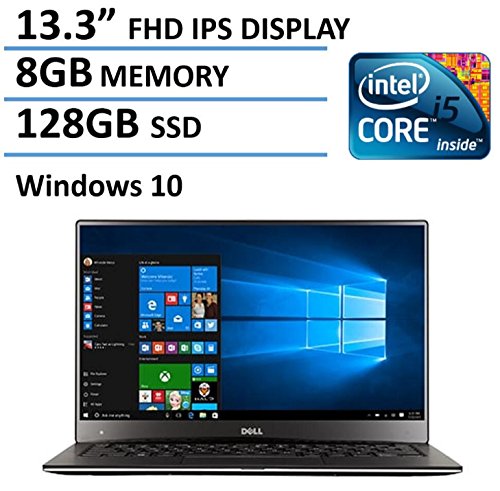0715407512581 - 2016 NEWEST DELL XPS 13 HIGH PERFORMANCE LAPTOP WITH 13.3 FHD IPS INFINITY BORDERLESS DISPLAY, INTEL CORE I5-5200U PROCESSOR, 8GB RAM, 128GB SSD, 15 HOURS BATTERY LIFE, BACKLIT KEYBOARD, WINDOWS 10