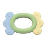 0715418001319 - CORNSTARCH RING TEETHER GREEN SPROUTS SAGE GREEN