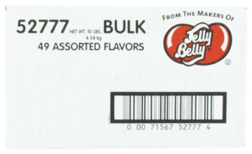 0071567527774 - JELLY BELLY JELLY BEANS, 49 ASSORTED FLAVORS, 10-POUND BOX
