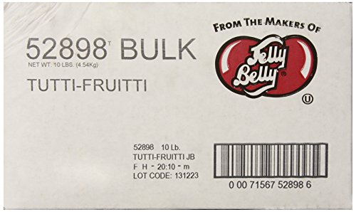 0071567528986 - JELLY BELLY TUTTI-FRUITTI JELLY BEANS, 10-POUND BOX