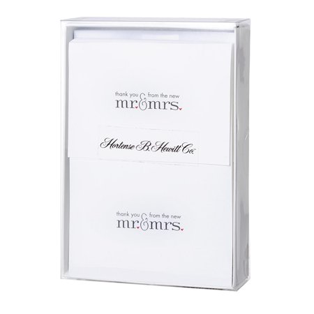 0715781765979 - HORTENSE B. HEWITT WEDDING ACCESSORIES MR. AND MRS. THANK YOU CARDS, 50 COUNT