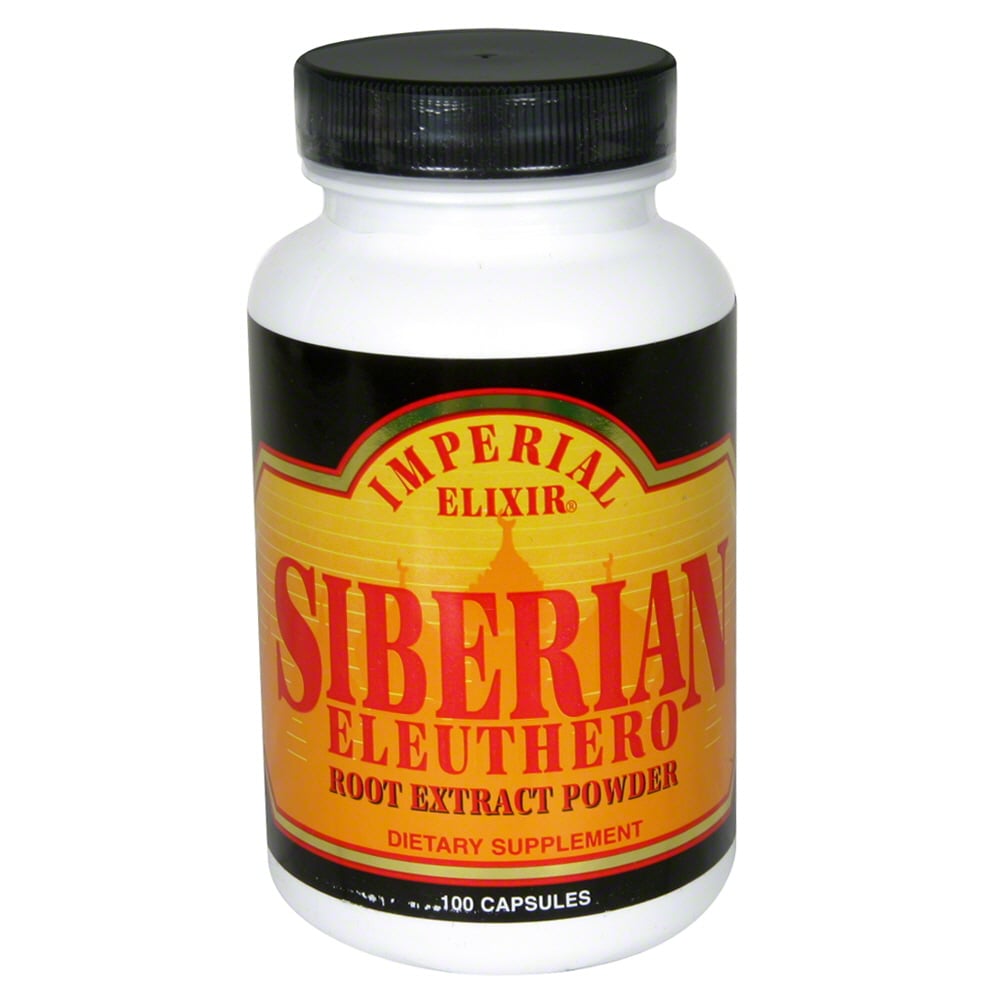 0071578338802 - IMPERIAL ELIXIR SIBERIAN ELEUTHERO ROOT EXTRACT POWDER DIETARY SUPPLEMENT CAPSULES 2500MG
