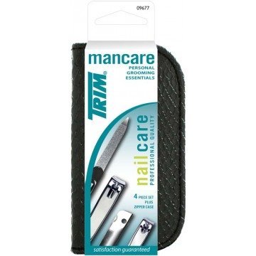 0071603096776 - TRIM MEN GROOMING KIT. NAIL CLIPPER, TOENAIL CLIPPER, SAPPHIRE FILE AND FOLD-OUT NAIL FILE.