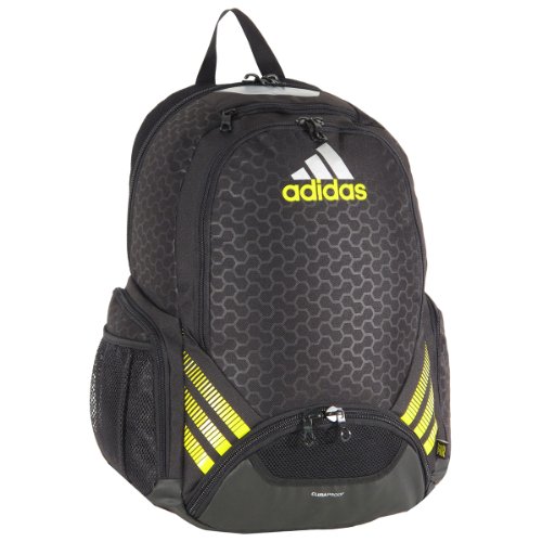 0716106657184 - ADIDAS TEAM SPEED BACKPACK, HELIX PRINT EMBOSS/VIVID YELLOW, ONE SIZE FITS ALL