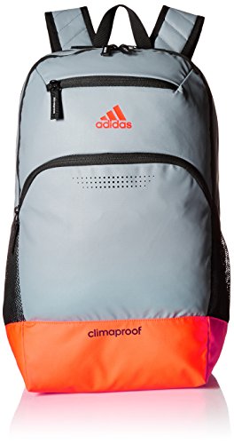 0716106756375 - ADIDAS RUMBLE BACKPACK, GREY/SOLAR RED/BLACK/NEO WHITE, ONE SIZE